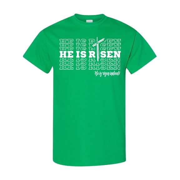 Inktastic He is Risen Mirror Words T-Shirt