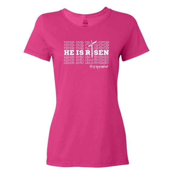 Inktastic He is Risen Mirror Words Women's T-Shirt