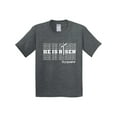 thumbnail image 1 of Inktastic He is Risen Mirror Words Youth T-Shirt, 1 of 5