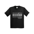 thumbnail image 1 of Inktastic He is Risen Mirror Words Youth T-Shirt, 1 of 5