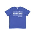 thumbnail image 1 of Inktastic He is Risen Mirror Words Youth T-Shirt, 1 of 5