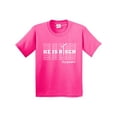thumbnail image 1 of Inktastic He is Risen Mirror Words Youth T-Shirt, 1 of 5