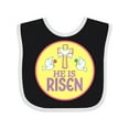 thumbnail image 1 of Inktastic He is Risen for Easter Boys or Girls Baby Bib, 1 of 4