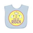 thumbnail image 1 of Inktastic He is Risen for Easter Boys or Girls Baby Bib, 1 of 4