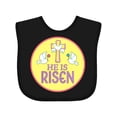 thumbnail image 1 of Inktastic He is Risen for Easter Boys or Girls Baby Bib, 1 of 4