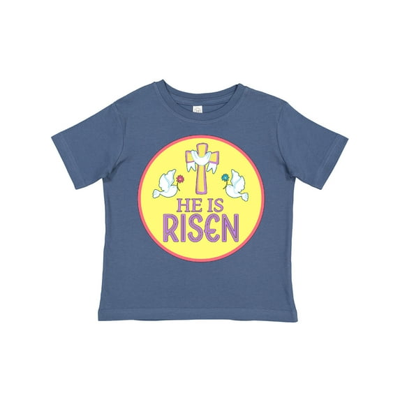 Inktastic He is Risen for Easter Boys or Girls Toddler T-Shirt