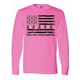 thumbnail image 1 of Inktastic Head and Neck Cancer Awareness Flag and Ribbon Long Sleeve T-Shirt, 1 of 5