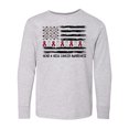 thumbnail image 1 of Inktastic Head and Neck Cancer Awareness- Flag and Ribbon Long Sleeve Youth T-Shirt, 1 of 5