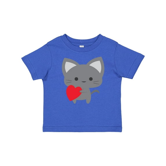 Inktastic Heart Cat Boys or Girls Baby T-Shirt