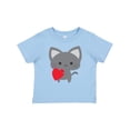 thumbnail image 1 of Inktastic Heart Cat Boys or Girls Baby T-Shirt, 1 of 5