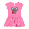 thumbnail image 1 of Inktastic Heart Cat Gift Baby Girl Dress, 1 of 4