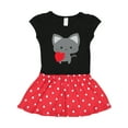 thumbnail image 1 of Inktastic Heart Cat Gift Toddler Girl Dress, 1 of 4