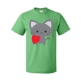 thumbnail image 1 of Inktastic Heart Cat T-Shirt, 1 of 5