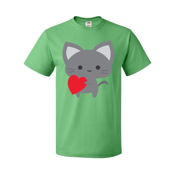 Inktastic Heart Cat T-Shirt