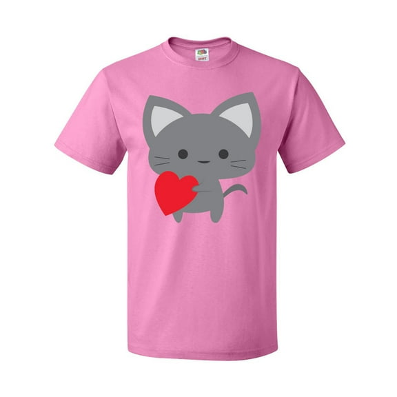 Inktastic Heart Cat T-Shirt