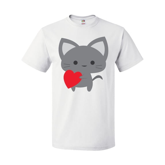 Inktastic Heart Cat T-Shirt