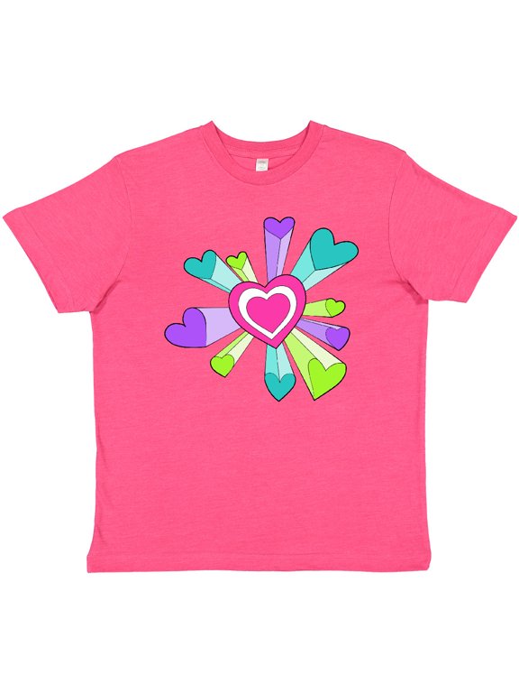 Heart Explosion for Valentines Day Youth T-Shirt