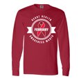 thumbnail image 1 of Inktastic Heart Health Awareness Month February with Red Ribbon Badge Long Sleeve T-Shirt, 1 of 5