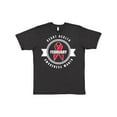 thumbnail image 1 of Inktastic Heart Health Awareness Month February with Red Ribbon Badge T-Shirt, 1 of 5