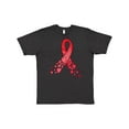 thumbnail image 1 of Inktastic Heart Health Awareness Red Ribbon Made of Hearts T-Shirt, 1 of 5
