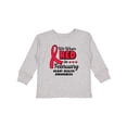 thumbnail image 1 of Inktastic Heart Health Awareness We Wear Red in February Boys or Girls Long Sleeve Toddler T-Shirt, 1 of 5