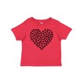 thumbnail image 1 of Inktastic Heart Made Of Paws, Dog Paws, Puppy Paws - Black Boys or Girls Baby T-Shirt, 1 of 5