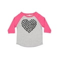 thumbnail image 1 of Inktastic Heart Made Of Paws, Dog Paws, Puppy Paws - Black Boys or Girls Toddler T-Shirt, 1 of 5