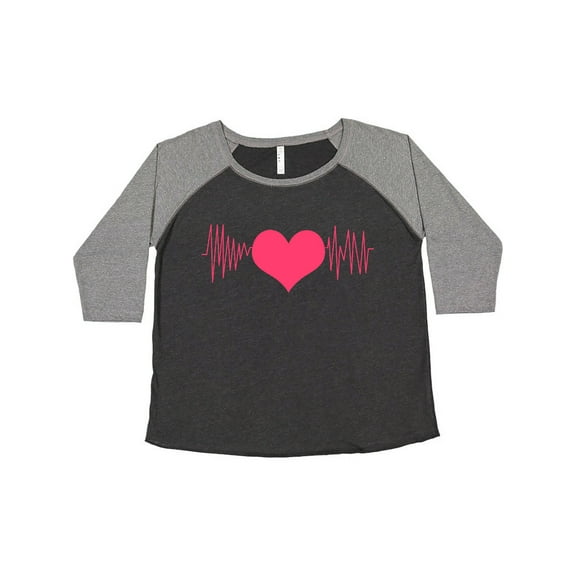 Inktastic Heart Monitor Valentines Day Women's Plus Size T-Shirt