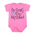 thumbnail image 1 of Inktastic Heart New Big Sister Girls Baby Bodysuit, 1 of 5
