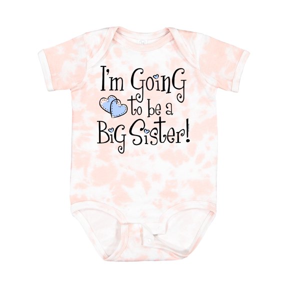 Inktastic Heart New Big Sister Girls Baby Bodysuit
