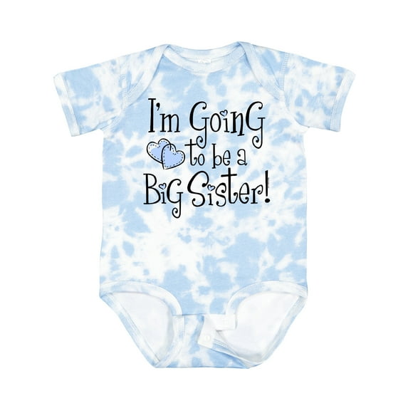 Inktastic Heart New Big Sister Girls Baby Bodysuit