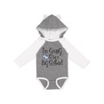 thumbnail image 1 of Inktastic Heart New Big Sister Girls Long Sleeve Baby Bodysuit, 1 of 5