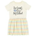 thumbnail image 1 of Inktastic Heart New Big Sister Girls Toddler Dress, 1 of 5