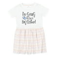 thumbnail image 1 of Inktastic Heart New Big Sister Girls Toddler Dress, 1 of 5