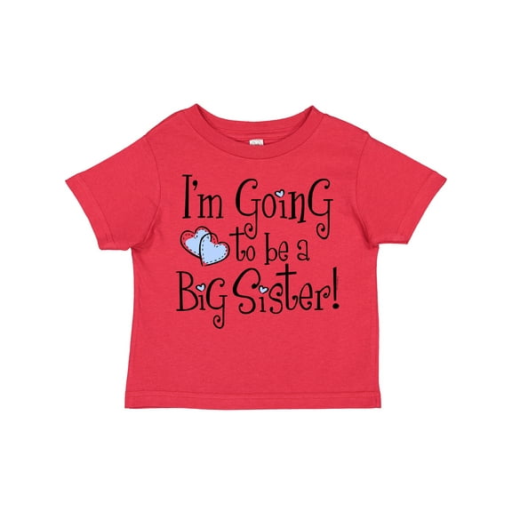 Inktastic Heart New Big Sister Girls Toddler T-Shirt