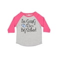 thumbnail image 1 of Inktastic Heart New Big Sister Girls Toddler T-Shirt, 1 of 5