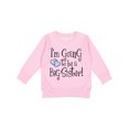 thumbnail image 1 of Inktastic Heart New Big Sister Toddler Sweatshirt, 1 of 4