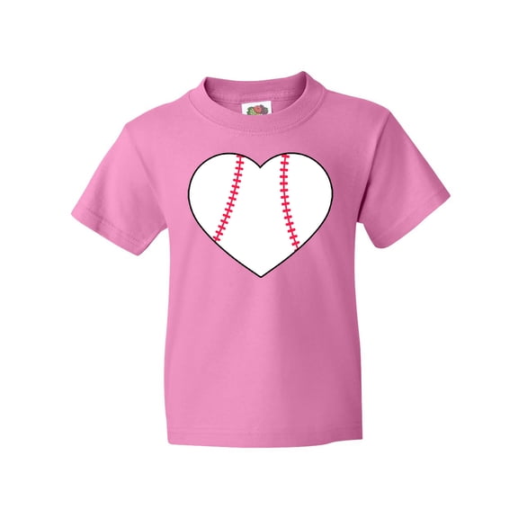 Inktastic Heart Shaped Baseball Youth T-Shirt