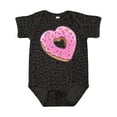 thumbnail image 1 of Inktastic Heart Shaped Donut with Pink Icing and Sprinkles Boys or Girls Baby Bodysuit, 1 of 5