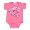 thumbnail image 1 of Inktastic Heart Shaped Donut with Pink Icing and Sprinkles Boys or Girls Baby Bodysuit, 1 of 5