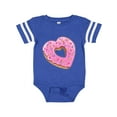 thumbnail image 1 of Inktastic Heart Shaped Donut with Pink Icing and Sprinkles Boys or Girls Baby Bodysuit, 1 of 5
