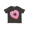 thumbnail image 1 of Inktastic Heart Shaped Donut with Pink Icing and Sprinkles Boys or Girls Toddler T-Shirt, 1 of 5
