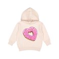 thumbnail image 1 of Inktastic Heart Shaped Donut with Pink Icing and Sprinkles Toddler Hoodie, 1 of 4