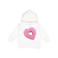 thumbnail image 1 of Inktastic Heart Shaped Donut with Pink Icing and Sprinkles Toddler Hoodie, 1 of 4