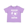 thumbnail image 1 of Inktastic Heart Soccer Sister Girls Toddler T-Shirt, 1 of 5