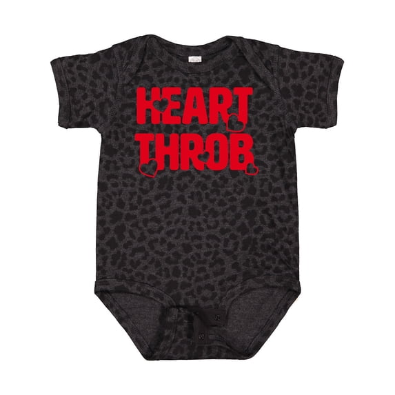 Inktastic Heart Throb (red) Boys or Girls Baby Bodysuit