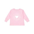 thumbnail image 1 of Inktastic Heart Valentine Day Girls Girls Long Sleeve Toddler T-Shirt, 1 of 5