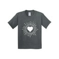 thumbnail image 1 of Inktastic Heart Valentine Day Girls Youth T-Shirt, 1 of 5