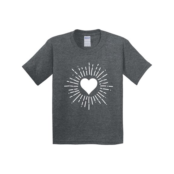 Inktastic Heart Valentine Day Girls Youth T-Shirt