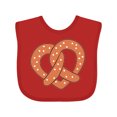 thumbnail image 1 of Inktastic Heart-shaped Pretzel Boys or Girls Baby Bib, 1 of 4